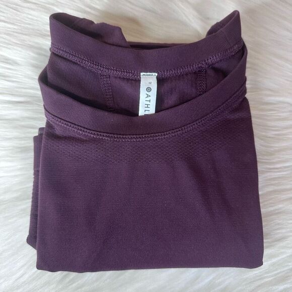 Athleta Momentum Seamless Top Agate Purple Size Medium - Picture 10 of 11